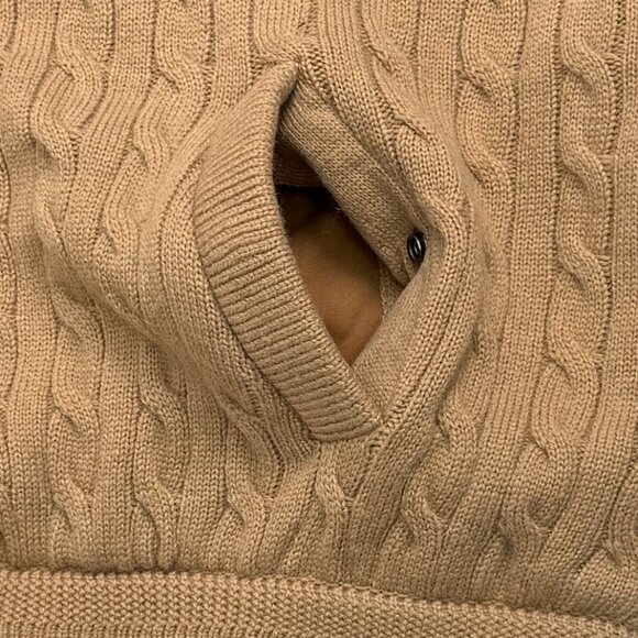 Polo Ralph Lauren Pilot jacket knitted women's cotton coat - Picture 5 of 8